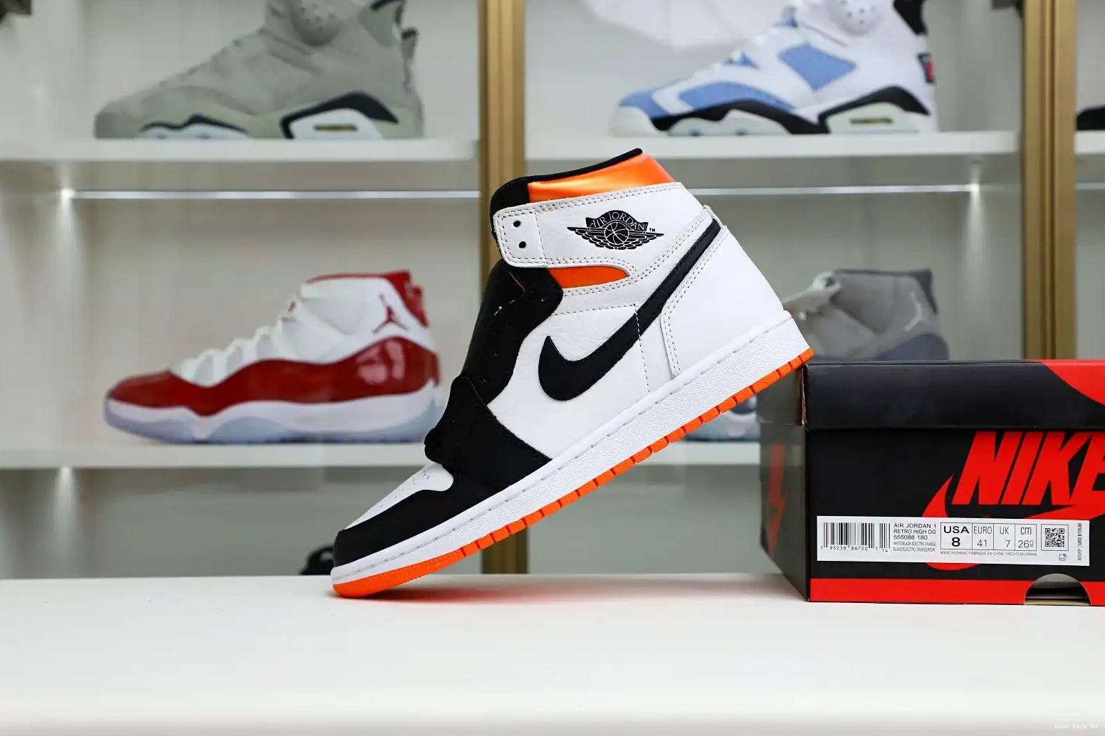 Retro 1 Kimikick Electro Orange' Air Jordan OG High 0702